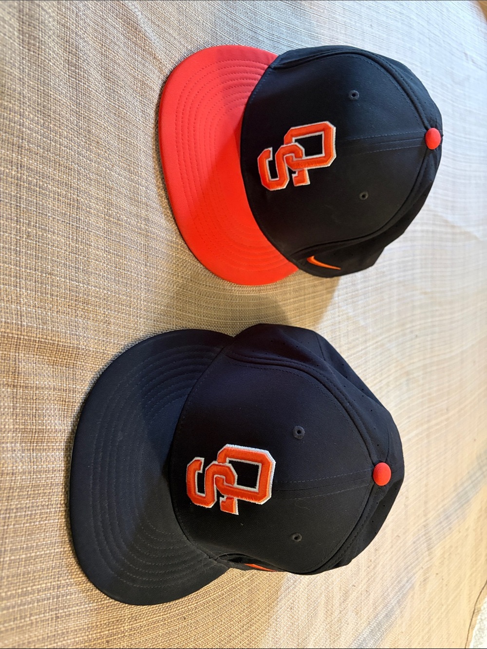 Nike Black and Orange Oklahoma State  Caps - Pair. NWOT